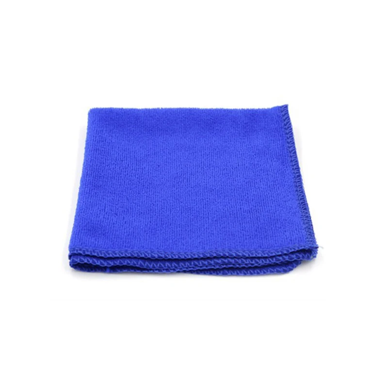 Blue Полотенце из микрофибры для мытья автомобиля 30x30 см, ткань для Сушки автомобиля, ткань для ухода за автомобилем - Цвет: Blue