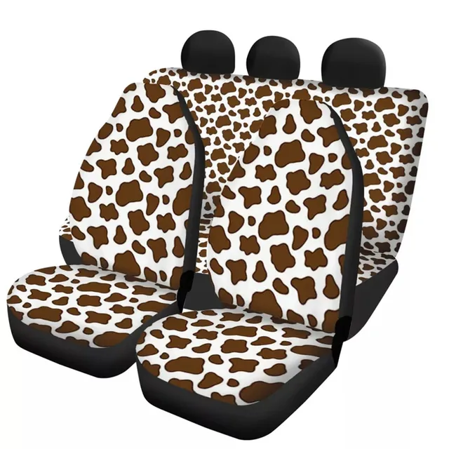 Pathologisch te rechtvaardigen tarwe Koe/Zebra/Luipaard Patroon Comfortabele Auto Stoelhoezen Voor De Meeste  Auto Animal Print Voor en Achterkant Auto stoelhoezen Volledige  Set|Stoelhoes| - AliExpress