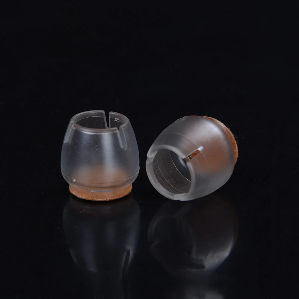 

4PCS Silicone Chair Leg Caps Round Chair Leg Caps Feet Pads Furniture Table Covers Wood Floor Protectors