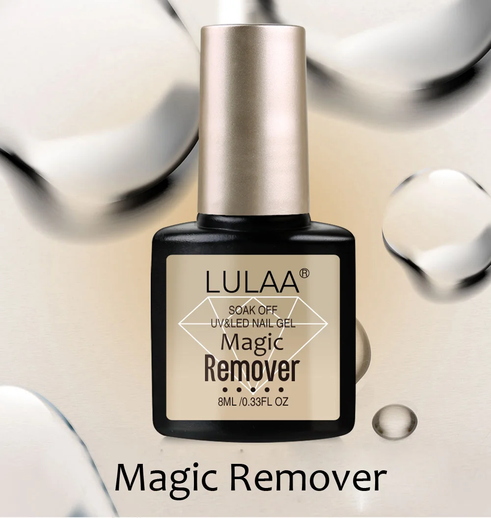 LULAA гель для ногтей/Средство для снятия лака Magic Remover Health Fast в течение 1-2 минут УФ гель лак для ногтей Esmaltes Permanentes базовое верхнее покрытие