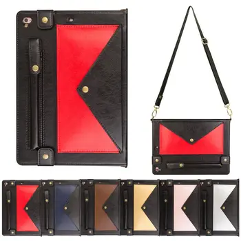 

Envelope Leather Case For iPad Mini 5 Shoulder Bag Cover Tablet Case For iPad Mini 1 2 3 4 5 Pouch Long Strap Acessories EEMIA