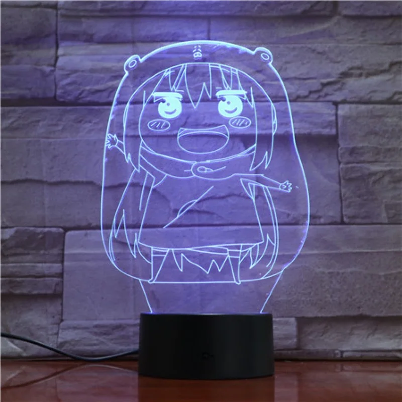 Himouto Umaru-chan рисунок детский Ночной светильник светодиодный сенсорный датчик для спальни декоративный светильник праздничный подарок для девочки ночник USB