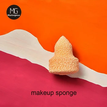 

Miss Gorgeous Makeup Sponge Conical Shaped Cosmetic Puff Beauty Belleza Foundation Concealer Make Up Sponge Tool Beige Color 1pc