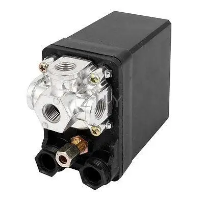 

Air Compressor Pressure Switch Control Valve 175PSI 40Bar 4-Port 11mm