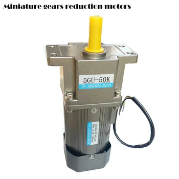 

Miniature gear, reduction motor, 60W 220V AC speed regulating motor 5IK60RGU-CF (With ears)