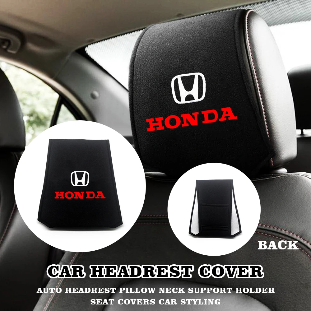 Чехол на подголовник автомобиля накидка шею для Honda Mugen Power Civic Accord CRV Hrv аксессуары