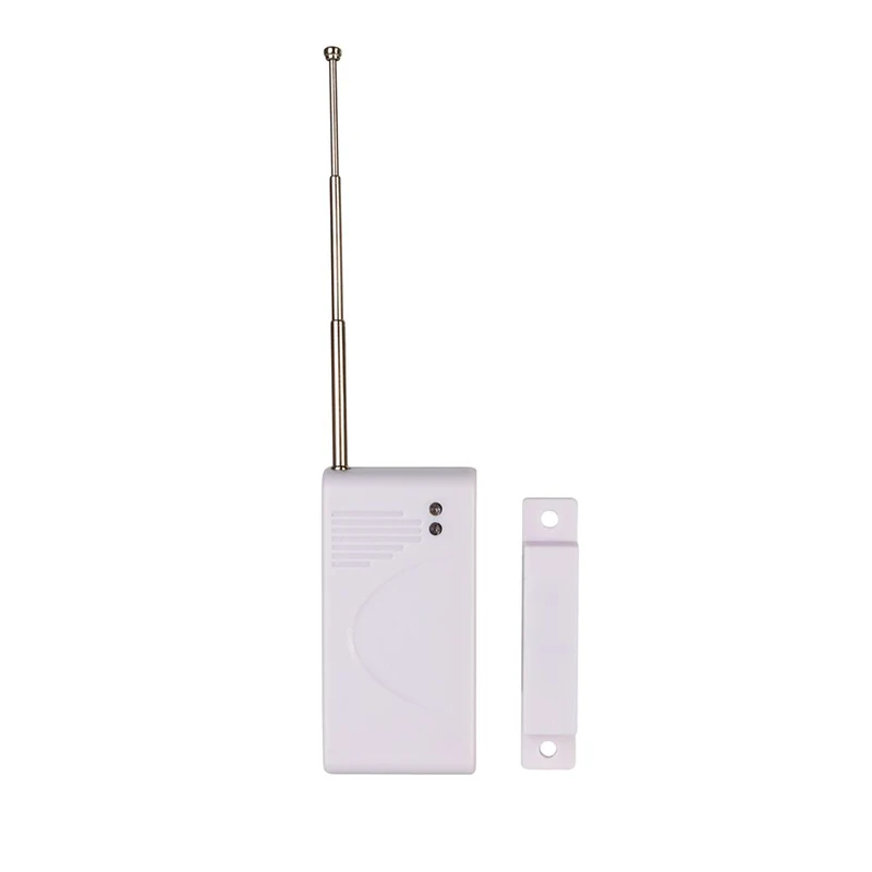 Sensor magnético bidireccional inalámbrico para seguridad del hogar, sistema de alarma de contacto GSM de 433MHz para apertura de puertas y ventanas