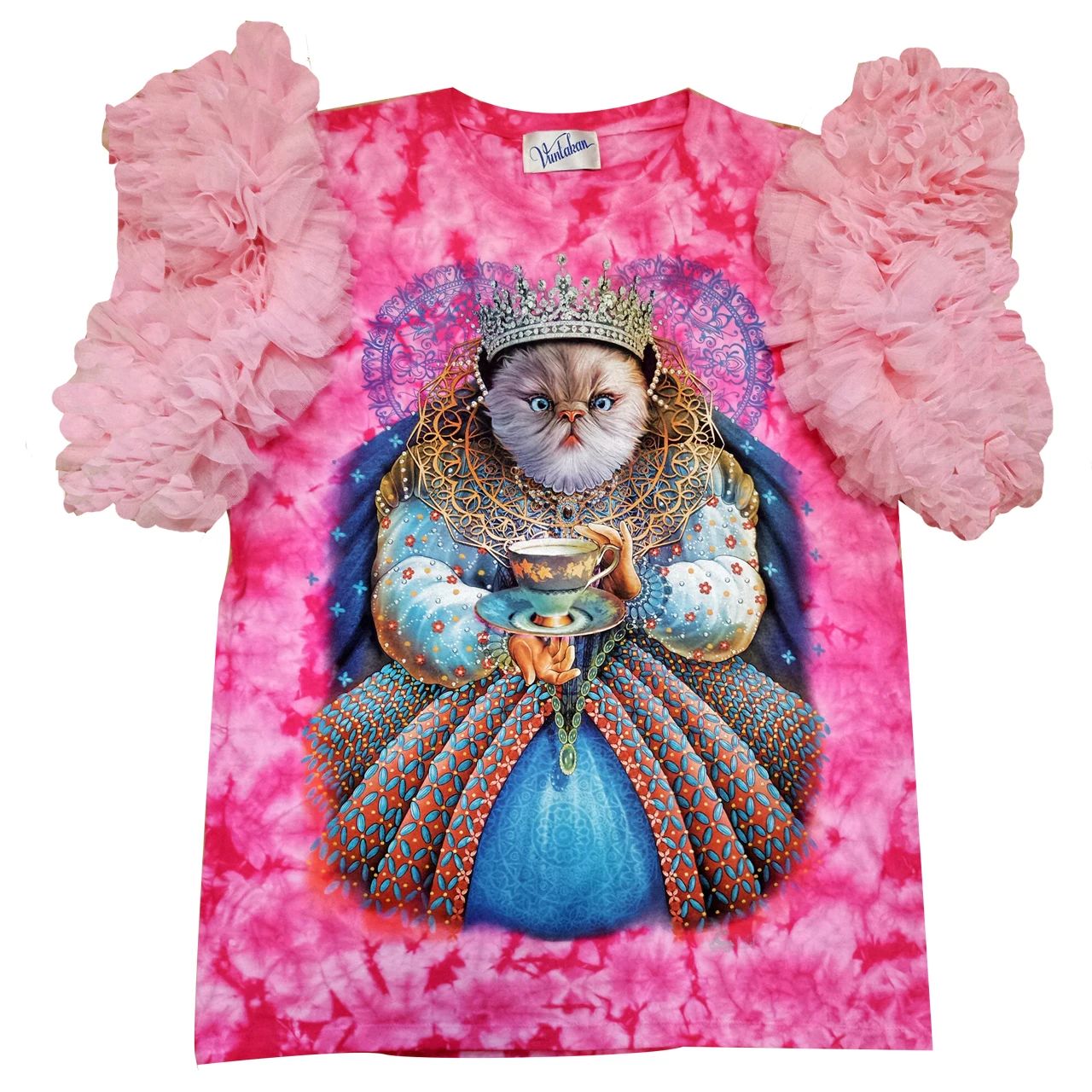 Kawaii розовая футболка с блестками, Женская Лоскутная Сетчатая футболка с рукавом размера плюс, пуловеры, необычные, новинка, летний топ, футболки, Роскошные, SA402S30