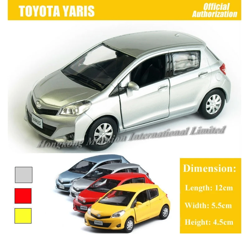 1:36 Scale For TOYOTA Yaris Diecast 