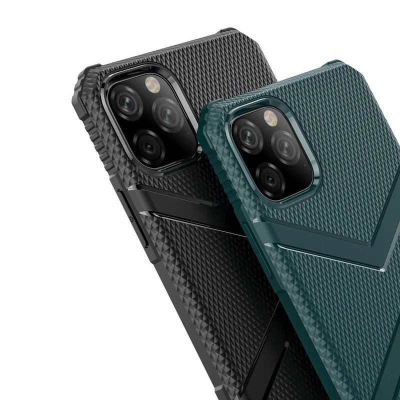 

Shockproof Phone Case For iPhone 11 Pro xr x xs max 7 8 plus Shield Armor Case Soft TPU Silicon Protection Back Cover Capa Coque