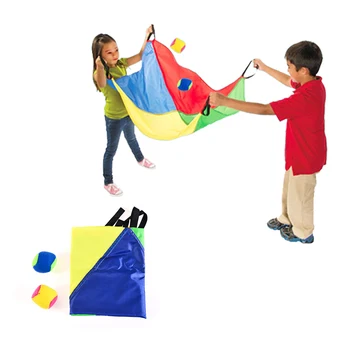 

Kindergarten Throwing Balls Games Umbrella Early Education Sense Training Equipment Parent-child Outdoor Game Kids Parachute