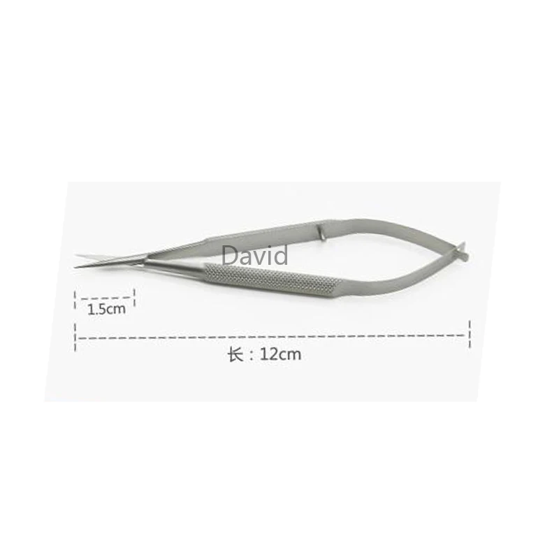 Surgical Instruments Microscopic Scissors Forcep Probe Micro Hook Tweezer Spatula 12cm Stainless Steel Probes,Hooks ,Spatulas, Speculums tweezers