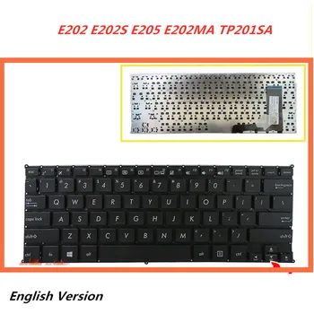 

Laptop English Keyboard For Asus E202 E202S E205 E202MA TP201SA notebook Replacement layout Keyboard