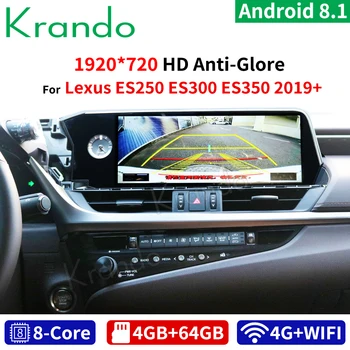 

krando Android 8.1 8 Core 4+64G Car radio audio GPS car Multimedia Player for Lexus ES250 ES300 ES350 2019+ with WIFI Bluetooth