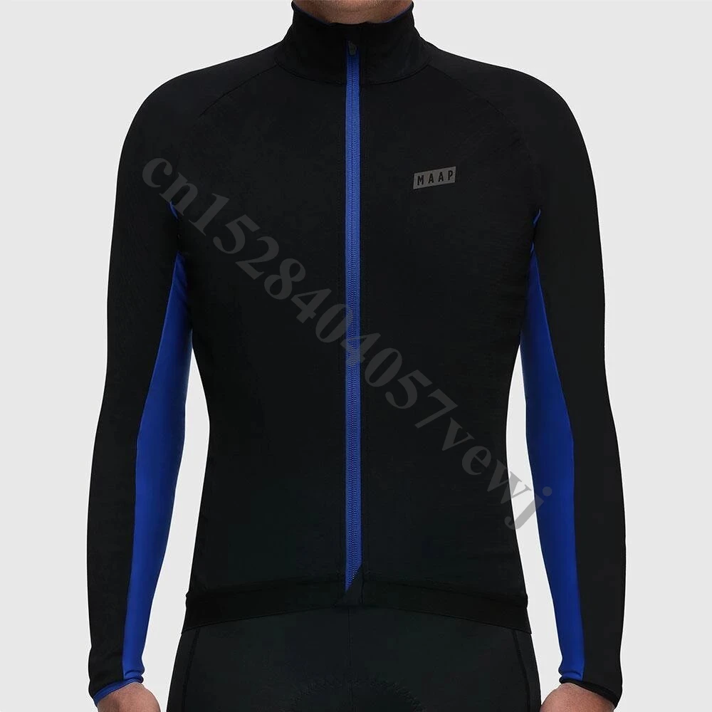 MAAP быстросохнущая велосипедная майка с длинным рукавом лето весна дышащая мужская рубашка велосипедная одежда гоночные топы Одежда для велоспорта - Цвет: Хаки