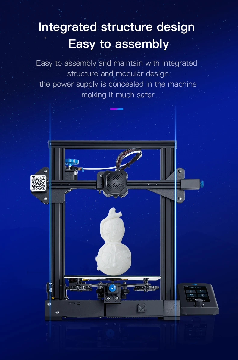 CREALITY 3D Printer Ender-3/3Pro/Ender 3 V2 FDM Printer Smart Filament Sensor Self-assemble Printer Kit 3d printer designs