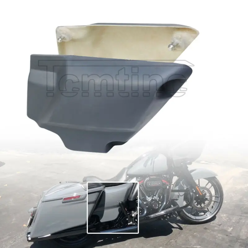 XMT-MOTO Pair of Battery Side Cover Panel fits for Harley Davidson Touring Road King Street Glide Electra Glide models 2014-2020 
