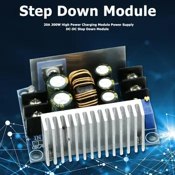 

300W 20A DC-DC Buck Converter Step Down Module Constant Power Capacitor Step Down Module Voltage LED Driver Electrolytic Cu T5B5