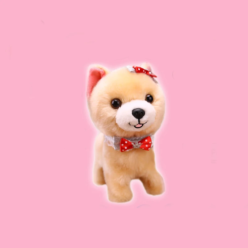 Brinquedo de Pelúcia do Bebê Aniversário para Crianças Cão com Trela Falando Brinquedos Interativos Eletrônico Pet Caminhada Casca Robô Controle Presente Miúdo Cão 5 Animais eletrônicos
