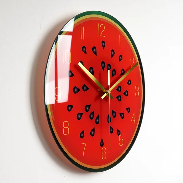 Luxury Glass Wall Clock Modern Silent Creative Watch Wall Clocks Home Deocr Living Room Kitchen Big Clock Reloj Cocina Gift T