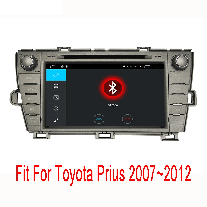 Автомобильный навигатор Yessun с GPS для Toyota Prius 2009 ~ 2013 HD сенсорный экран Android