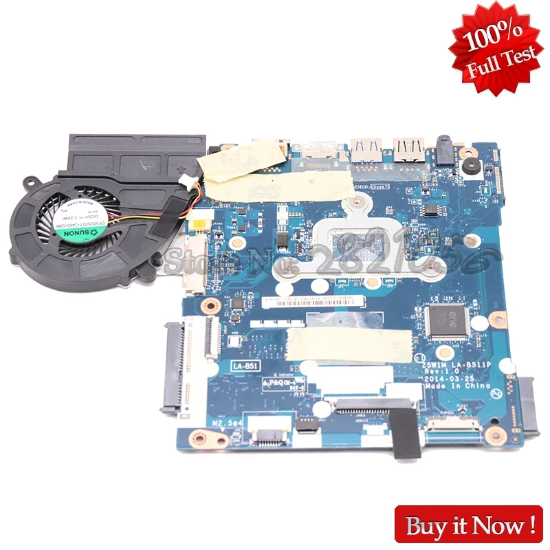 NOKOTION материнская плата для ноутбука Z5W1M LA-B511P для ACER Aspire ES1-511 NBMML11002 N2830 процессор DDR3 работает хорошо