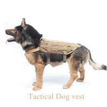 Тактический военный Камуфляжный нейлоновый тренировочный жилет для собак, тактический жилет по Мультикам для охоты, жилет для собак