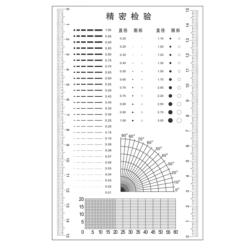 Transparent Point Gauge Dots Cross Line Compass Calibration Ruler Microscope Micrometer Appearance Inspection Gauge Scratch microscope micrometer