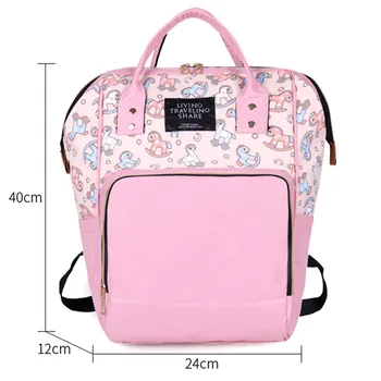 

Backpack Women Large Capacity Fashion Simple School Backpack Girl Mummy Nappy Bottle Large Baby Travel Backpack Nursing Bag K724