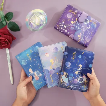 

A6 Soft PU Leather Cover Mystery Prince And Fox Theme Colorful Diary Planner Notebook 196P Lined+Grid+Blank Paper Free Shipping