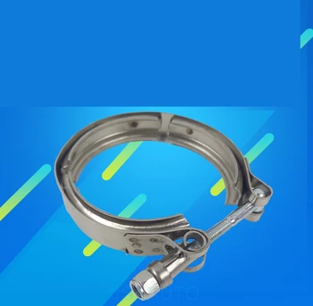 

excavator accessories For KOMATSU PC200/220/240-6-7-8 6D102 Booster clip muffler connecting pipe clamp