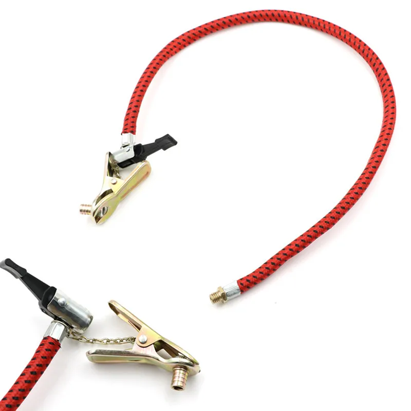 Hand Air Pump Inflator เปลี่ยนท่อยางสำหรับยางอุปกรณ์รถจักรยาน R06สีแดงปั๊ม Inflator 1