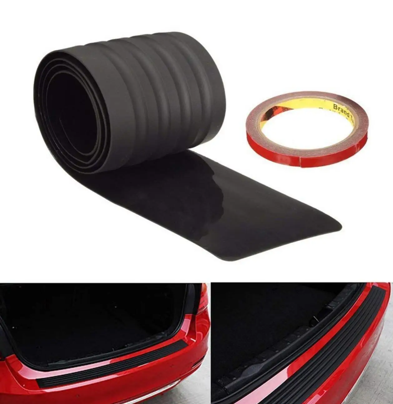 Car Trunk Bumper Guard Pad SUV Protector Rubber Auto Sill Plate Styling Accessariess | Автомобили и мотоциклы