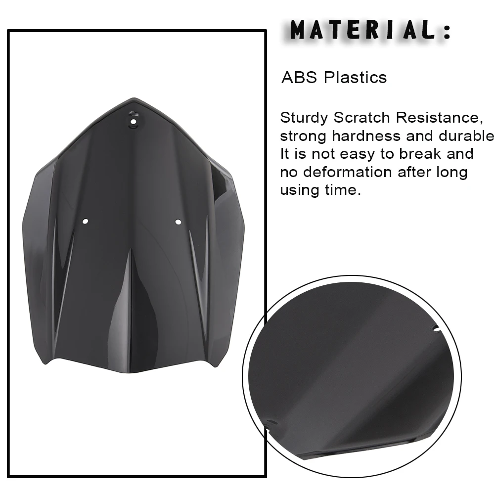 Pаспродажа Мото спорт туринг гоночный лобовое стекло щиток для ветрового стекла экран с монтажным кронштейном для 2016 2018 Yamaha MT 03 MT 03 MT03