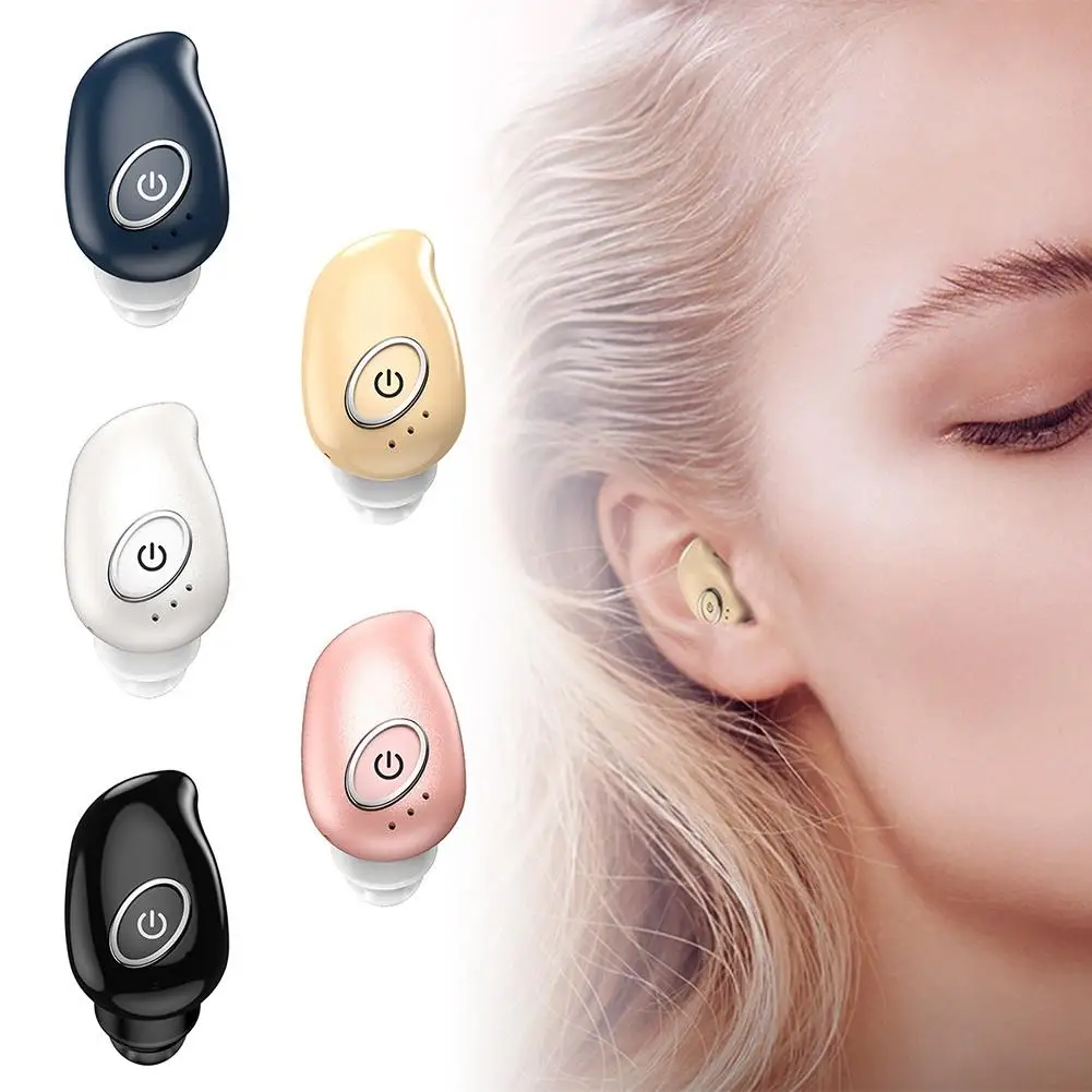Single Bluetooth Earbuds 10 Hours Music Time Wireless Noise reduction Earphone Headset Hands-free With Charging Cable | Электроника