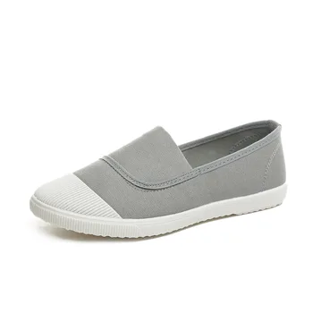 

2020 New Women Summer Canvas Flat Shoes Fashion Ladies Simple Generous Multiple Colors Casual Sneakers Breathable Shoes Woman