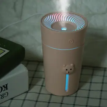 

280ml Mini Portable Humidifier USB Electric Essential Aroma Oil Diffuser Air Purifier Diffuser with Night Light for Home Office
