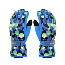 Runature зимние профессиональные лыжные перчатки для мужчин и женщин водонепроницаемые теплые перчатки зимние детские ветрозащитные перчатки для катания на лыжах, сноуборда