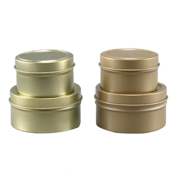 

Gold Tinplate jars Candle making supplies Pot Aromatherapy Candle Box Manual Candle Material Science candles Gold jar for candle