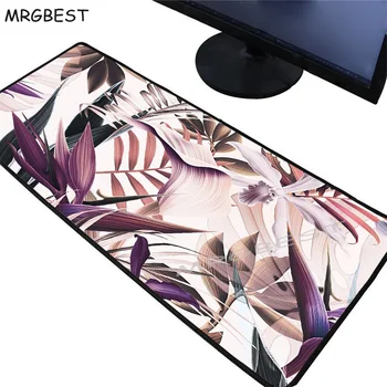 

MRGBEST Lockedge Mat Banana Leaf Plant Large Gaming Mouse Pad Keyboard Table Mats for Notebook Laptop Gamer Non-slip Rubber XL