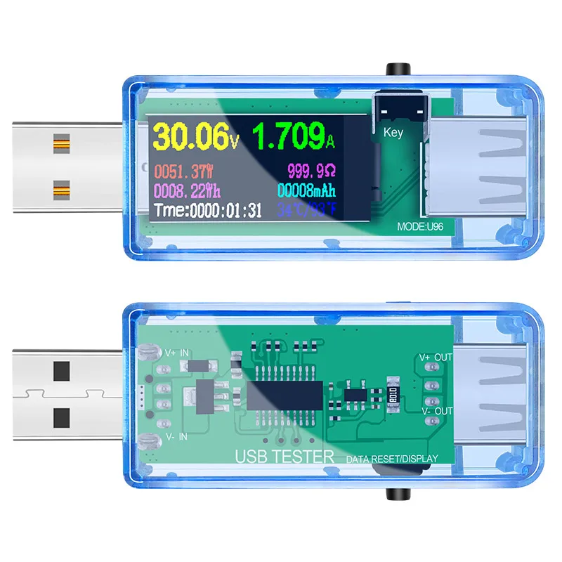 13 in 1 USB Tester DC Digital Voltmeter Amperimetro Voltage Current Meter 