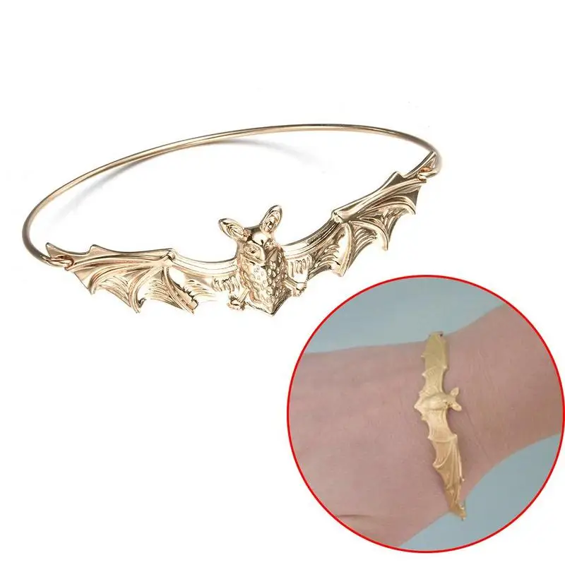 

Vintage Personality Vampire Bat Bracelet Halloween Series Hero Batman Bracelet Wholesale simple Fashion Halloween Universal Gift