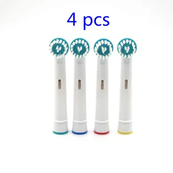 

4 pcs for Oral B Original Genuine Dual Deep Clean Compatible for Cross Action Power Electric Replacement Toothbrush Heads
