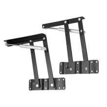 Fashion-1pair 14cm Lifting Height Lift Up Coffee Table Desk Furniture Gas Hydraulic Hinge