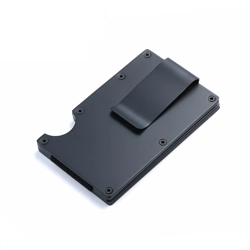 Bisi Goro тонкий мужской кошелек, сумка для денег, мини мужской кошелек, Rfid алюминиевый кредитный держатель для карт, кошелек, Умный кошелек, тонкий кошелек, Новинка