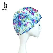Sanqi плавающая шапка женская для взрослых горячие пружины длинные волосы наушник удобная мода милый стиль оборудование большой размер ткань Swi