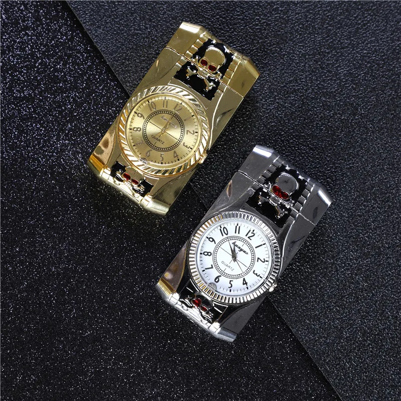 

With Flash Watch Turbo Lighter Gas Lighter Electronic Lighters Metal Lighter Mini Lighters Smoking Accessories