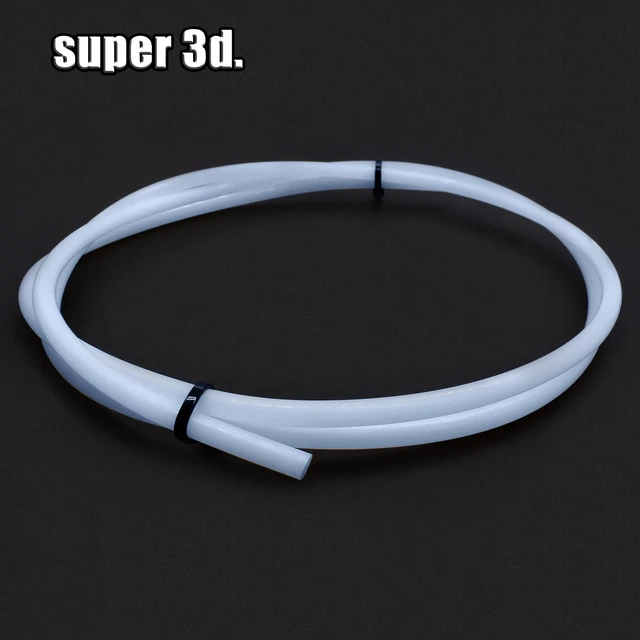 3D Printer Part 1Meter bowden extruder PTFE tube Pipe for  J-head Hotend V5 V6 1.75mm /3mm Filament ID 2mm 1mm 3mm OD 4mm 4