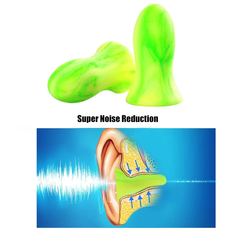 Details about   10pcs sleeping ear plugs sleep earplugs noise reduction cancelling upgraded 