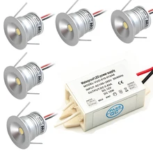 IP65, работающего на постоянном токе 12 В в напольный светильник ing 1 Вт мини точечный светильник лампа для сауны 80Ra CE по ограничению на использование опасных материалов в производстве D25mm спа лестницы Кухня светильник